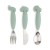 Done by Deer Sztućce dla Dziecka Green Easy-Grip 1126863 Kuchnia/Sztućce