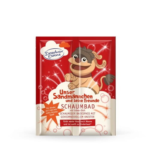 Dresdner Essenz płyn do kąpieli ze strzelającym cukrem Truskawkowa kąpiel