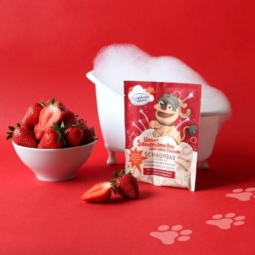 Płyn do kąpieli Dresdner Essenz Truskawkowa kąpiel. Płyn ze strzelającym cukrem