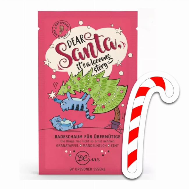 Dresdner Essenz pianka do kąpieli Drogi Mikołaju to długa historia