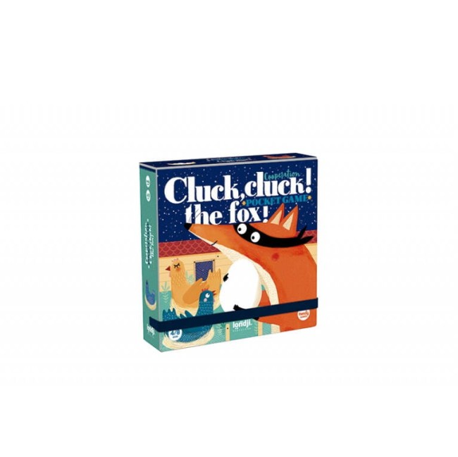 Londji Gra rodzinna Cluck, Cluck Fox Puk Puk, tu lisek! Wersja kieszonkowa