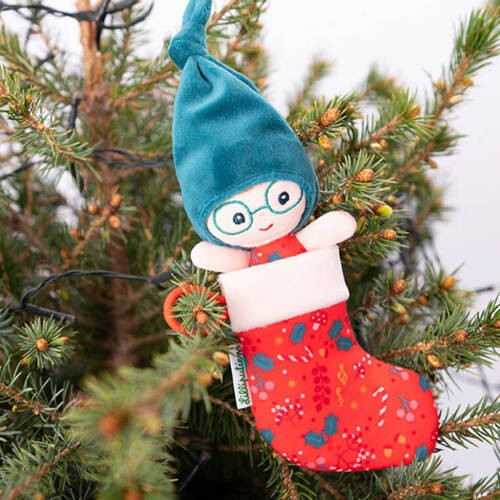 Przytulanka świąteczny elf LILLIPUTIENS Merry 2 lata+