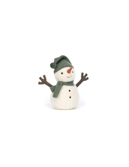 Jellycat Bałwanek w Zielonej Czapce i Szaliku 26 cm