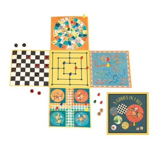 Egmont Toys planszowe gry rodzinne 5w1 R-1825