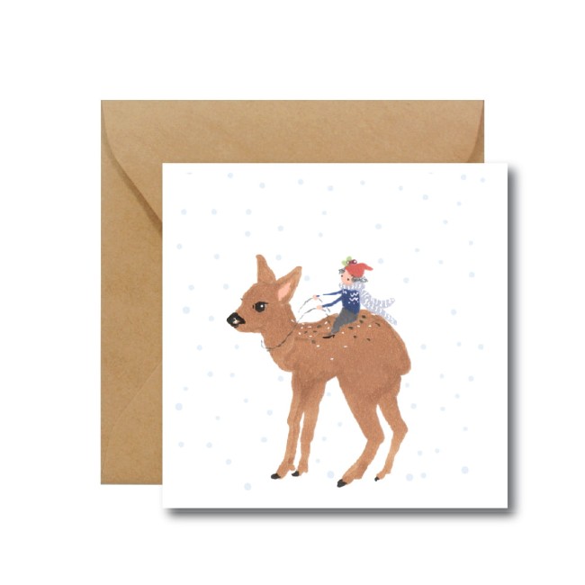 Hi Little kartka świąteczna Elf