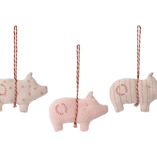 Maileg zawieszka dekoracja bożonarodzeniowa Pig 14-2551-00