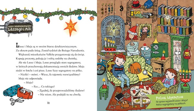 Święta w Valleby. Niespodziewane prezenty książka dla dzieci - Martin Widmark, Helena Willis - wydawnictwo Zakamarki