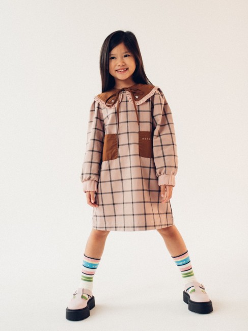 Happymess dreamy rose sukienka w kratę