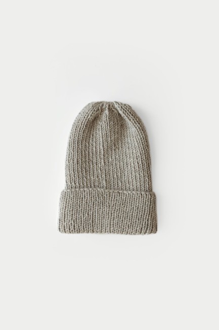 Booboo czapka Minima merino ciepły szary