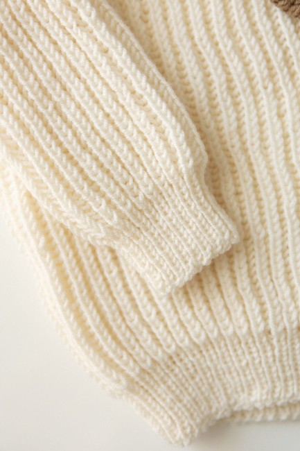 Sweterek Booboo Minima merino krem