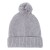 Lodger Czapeczka z wełny merino 100% szara Drizzle