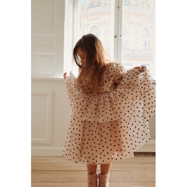 Sukienka Konges Slojd Veludo heart - dla dzieci