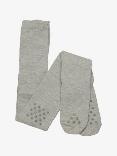 Minymo bawełniane rajstopy ABS light grey melange 6027 130