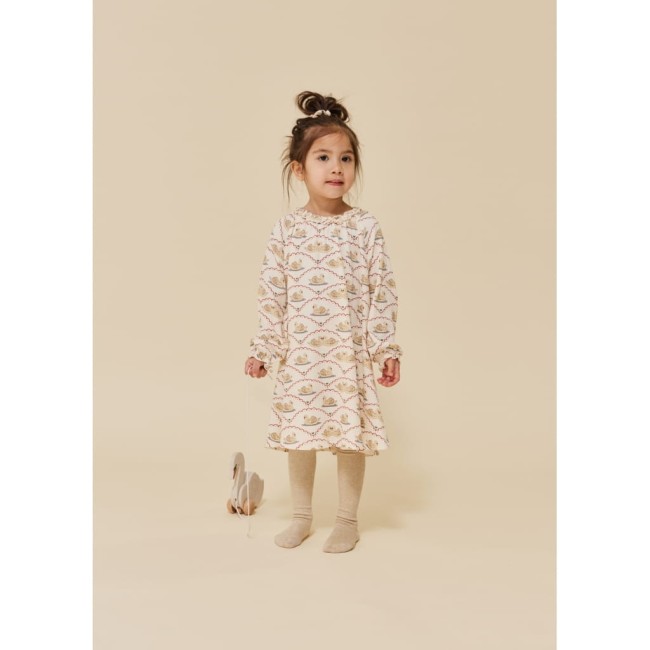 Konges Slojd Chleo dress Swan sukienka dla dzieci