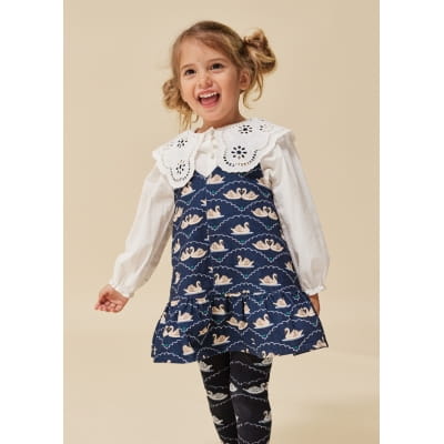 Konges Slojd sukienka Fen denim dress Swan