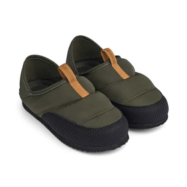 Liewood kapcie dziecięce slippers Amira Army Brown
