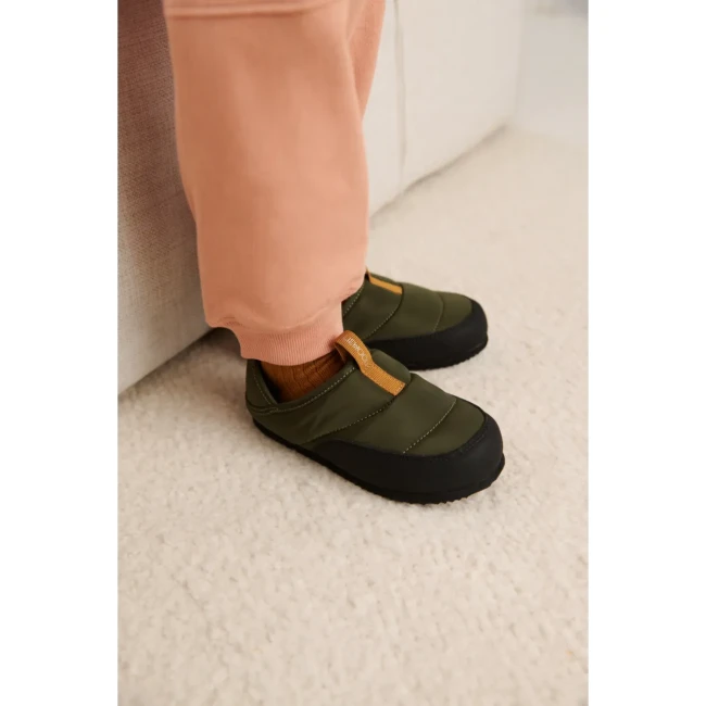 Liewood kapcie dziecięce slippers Amira Army Brown