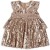 Konges Slojd sukienka Starla sequin dress gold blush