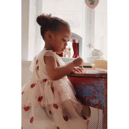 Sukienka tiulowa Konges Slojd z cekinami Yvonne Fairy coeur sequins - dla dzieci