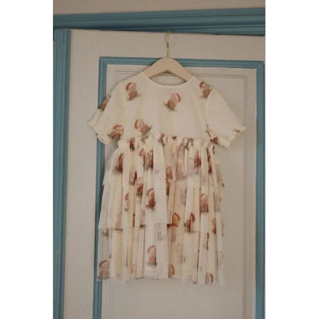 Konges Slojd Pow christmas teddy - Sukienka dla dzieci