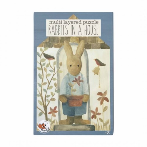Egmont Toys układanka warstwowa Króliczki