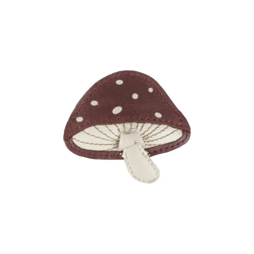 Donsje Skórzana spinka do włosów Forest Hairclip Toadstool 6025703 pu002
