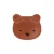 Donsje Skórzana spinka do włosów Josy Hairclip Bear 6009001