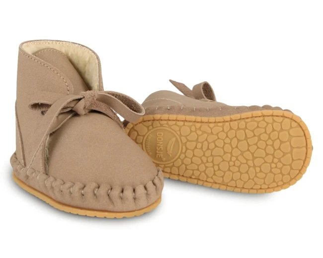 Donsje Obuwie dziecięce Pina Classic Truffle Nubuck