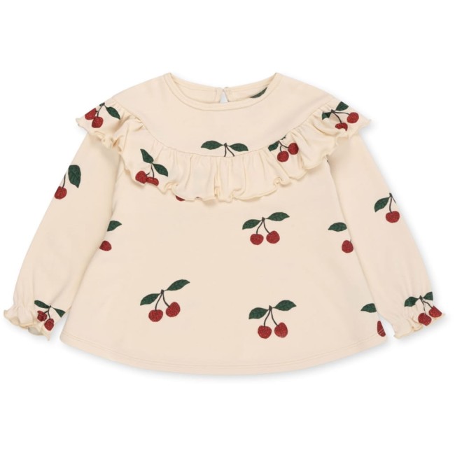 Bluzka Konges Slojd Malli Ma grande cerise glitter - dla dzieci