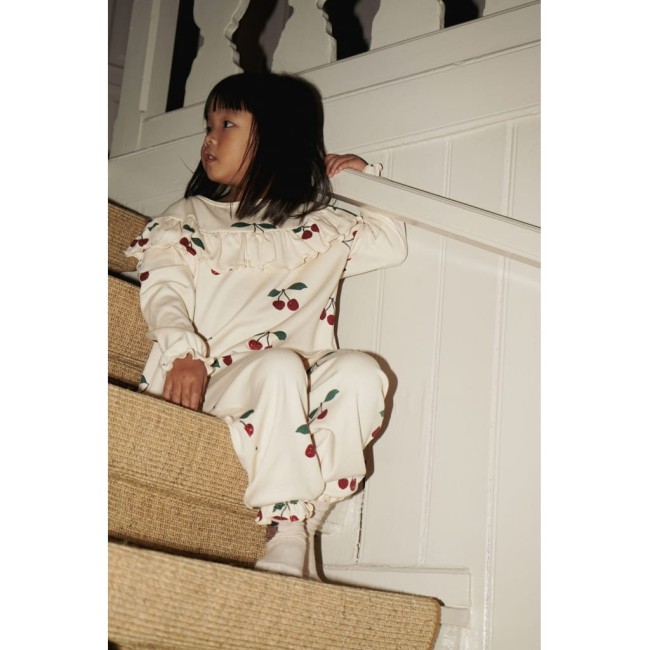 Konges Slojd Malli glitter blouse Ma grande cerise glitter