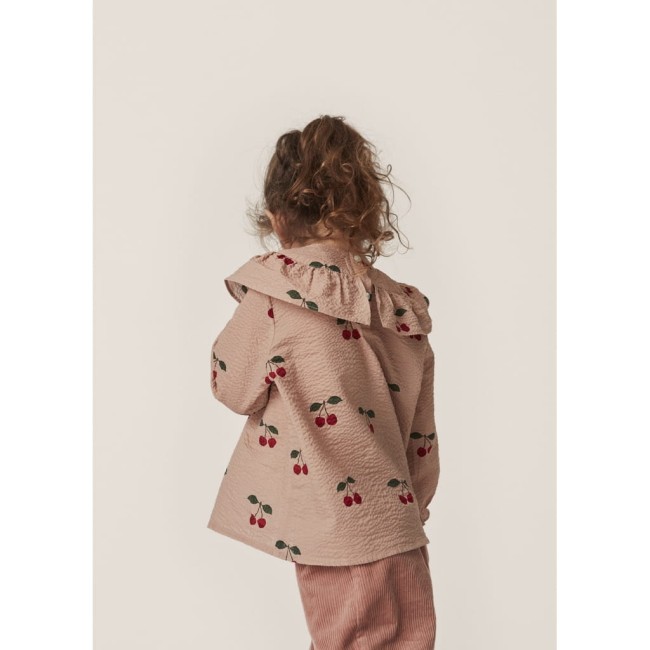 Bluzka Konges Slojd Lunella blouse Ma grande cerise blush