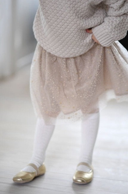 Spódniczka tiulowa Huttelhiut Tulle gold - AW23