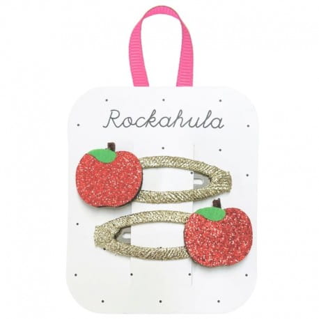 Rockahula kids 2 spinki do włosów Rosy Red Apple
