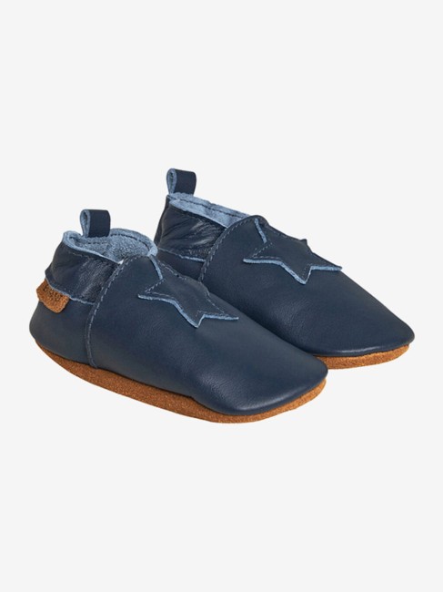 En Fant kapcie dziecięce Elastic slippers blue night