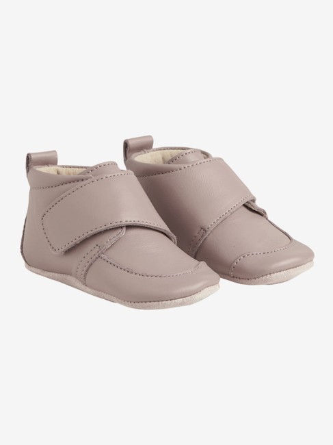 En Fant kapcie dziecięce Leather slippers Old rose E820017 559