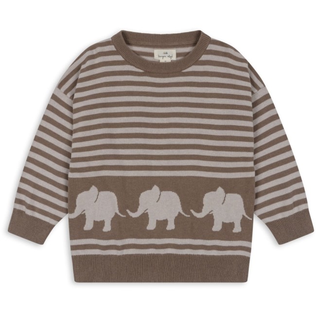Kongs Slojd sweter Loui brown melange