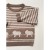 Sweter Kongs Slojd Loui brown melange