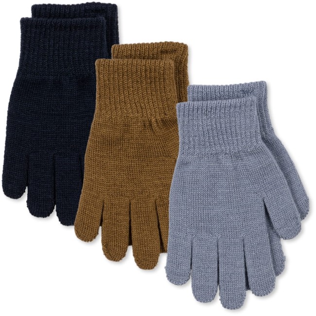 Konges Slojd rękawiczki Filla mittens shitake stormy naval