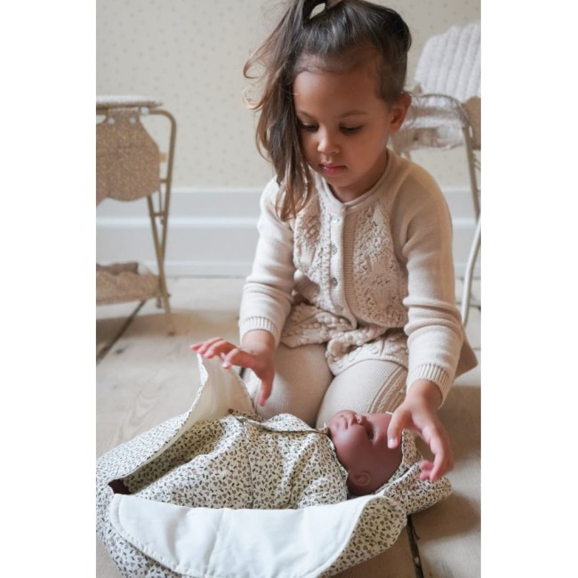 Śpiworek Konges Slojd dla lalki - Milk tank