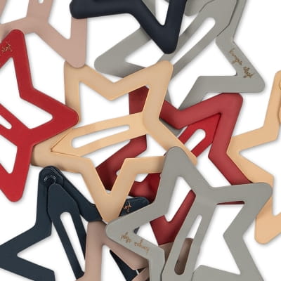 Konges Slojd Junior Flame scarlet - spinki do włosów dla dzieci