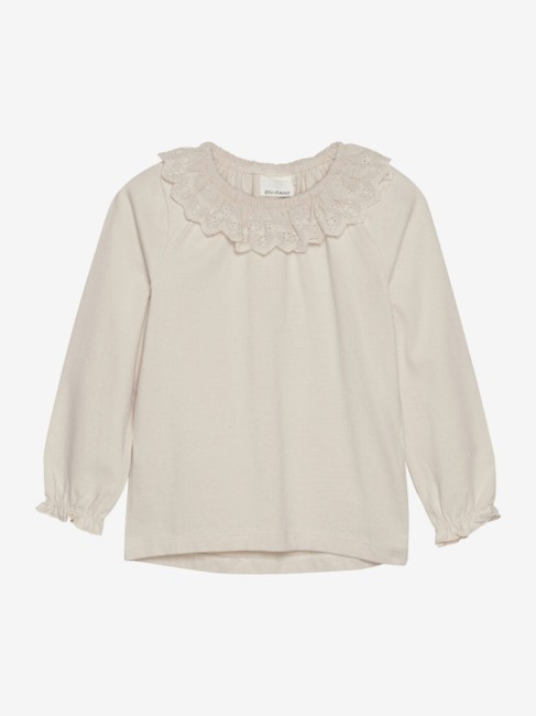 En fant bluzka Collar sandshell