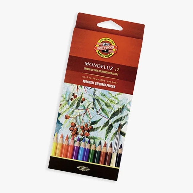 Koh-I-Noor Zestaw kredek akwarelowych Mondeluz 12 szt.