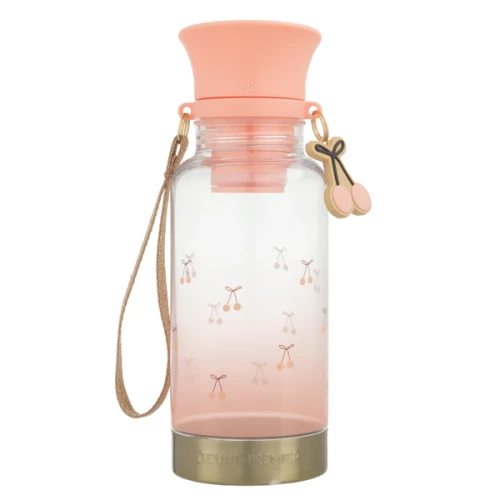 Jeune Premier butelka bidon Drinking bottle Cherry Pompon