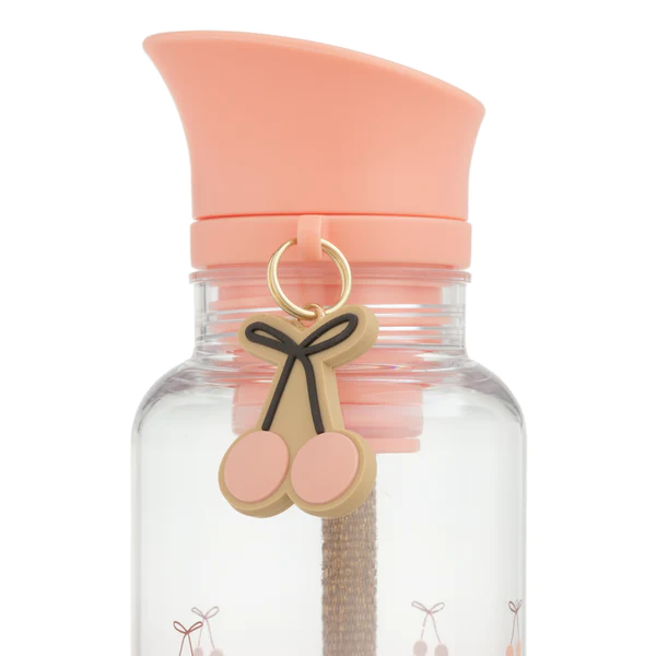 Jeune Premier Drinking bottle Cherry Pompon - butelka bidon dla dzieci