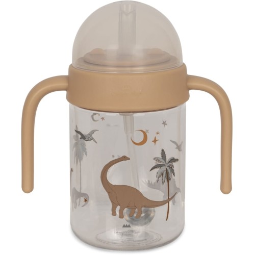 Bidon ze słomką Konges Slojd cherry 330ml