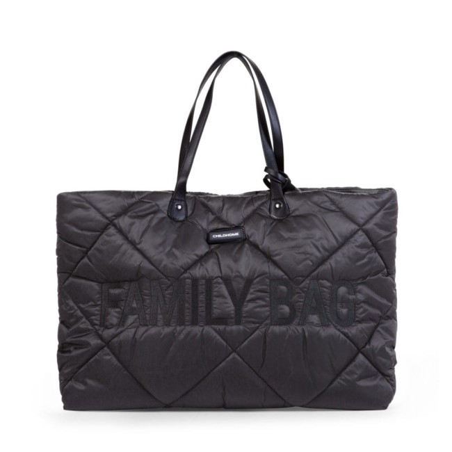 Childhome Torba Family Bag Pikowana czarna