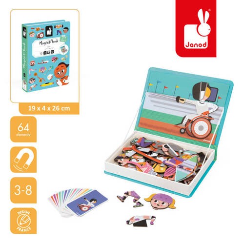 Magnetibook Janod Magnetyczna Sport