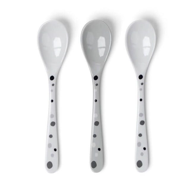 Done by Deer Dreamy Zestaw Łyżeczek Grey 1112405 Kuchnia/Sztućce