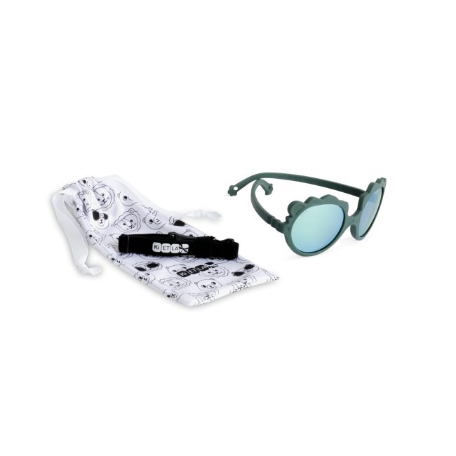 KiETLA Lion Green Okulary przeciwsłoneczne dla dzieci 1-2