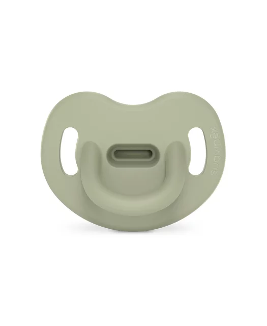 Smoczek 100 % silikonowy anatomiczny SX Pro | 6-18m | zielony | New All Silicone